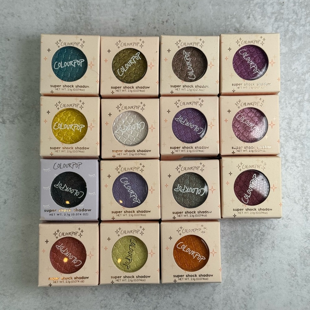 ColourPop Super Shock Shadow Collection